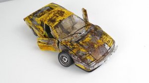Восстановление заброшенной модели автомобиля Ferrari Testarossa