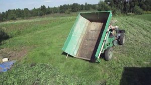 Мотоблок МТЗ.Прицеп самосвал.