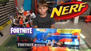 Бластер Nerf Fortnite дробовик. Битва Nerf. Распаковка и обзор