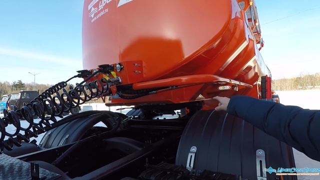 Меньшая длина при большей вместимости. Полуприцеп цистерна 25 куб.м. смотреть онлайн