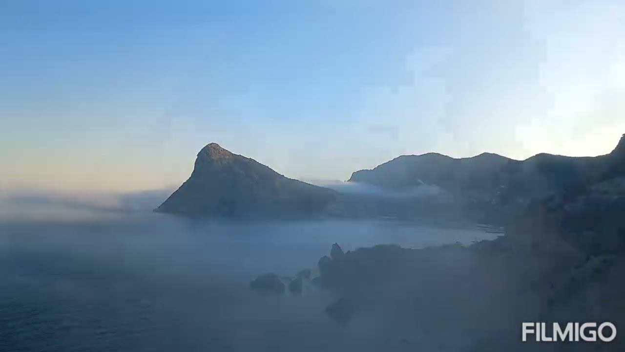 Новый Свет, туман на закате.