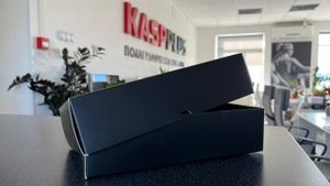 Коробка крыша-дно из мелованного однослойного картона с полноцветной печатью в Типографии Касп