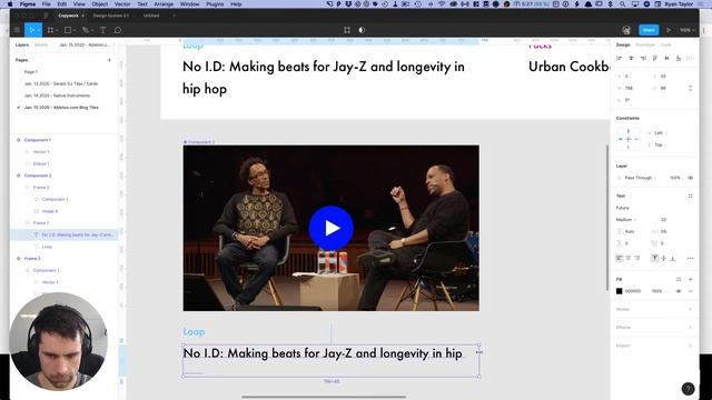 Copywork with Figma - Article Tiles from Ableton.com смотреть онлайн