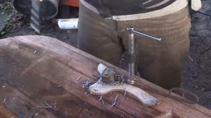 Стальные заклёпки. Наковальня своими руками. Пилим рельсу. Газовая горелка.