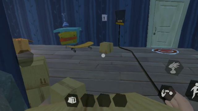 привет сосед hello neighbor запер соседа дверь и строим мини домик из коробок смотреть онлайн