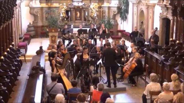 Brno, 18.6.2019, W.A.Mozart, Koncert C-dur pro flétnu a harfu, KV.299, Allegro смотреть онлайн