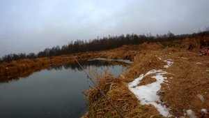 Ima Flit 120sp.По зимним ямам малой реки.