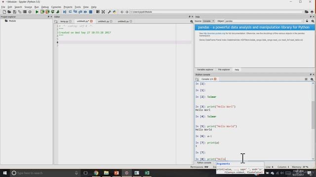 Machine Learning with Python Data Science for Beginners 2 Introduction 014 Spyder tour смотреть онлайн