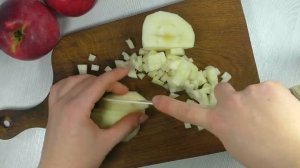 Выпечка из обычной Овсянки и Яблок Без Муки