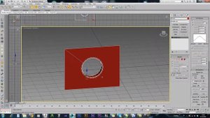 Создание отверстия, дырки в 3d max / Creating holes, hole in 3d max