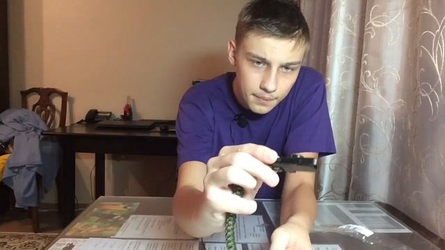 Распаковка с AliExpress. Походный браслет-нож. смотреть онлайн