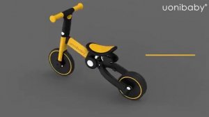Uonibaby 4 в 1 детская коляска, педальный трицикл, двухколесная велосипедная тележка с Aliexpress