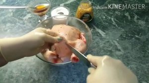 Курица гриль в микроволновке.