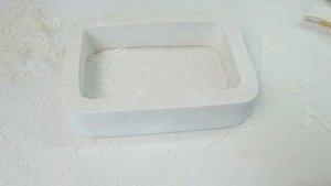 ИЗ ГИПСА СВОИМИ РУКАМИ? БЕЗ ДОРОГОСТОЯЩИХ СИЛИКОНОВЫХ ФОРМ И МОЛДОВ ДЕЛАЕМ СТИЛЬНУЮ ВАЗУ С ПРОБИРКО