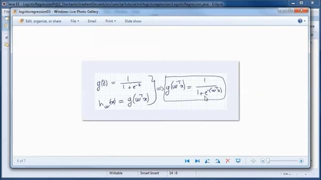 Logistic Regression (Prototype Project 02) - w/ Java & Stochastic Gradient Descent