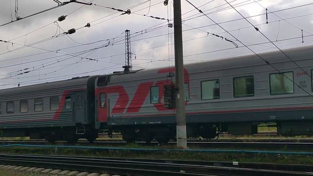 Электровоз ЭП1006 отправляется с фирменным п.16Арктика сообщением Москва Мурманск!!!