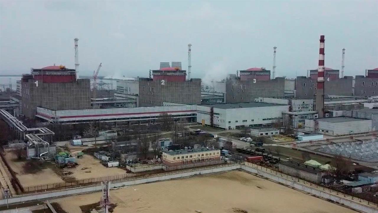Делегация МАГАТЭ осматривает территорию Запорожской АЭС
