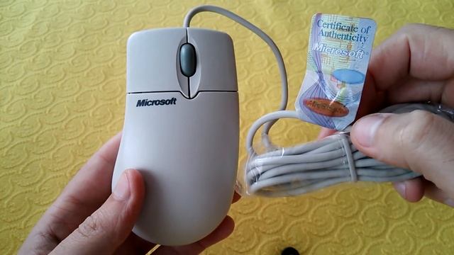 Винтажная шариковая мышка Microsoft Intellimouse C3KKMP5.