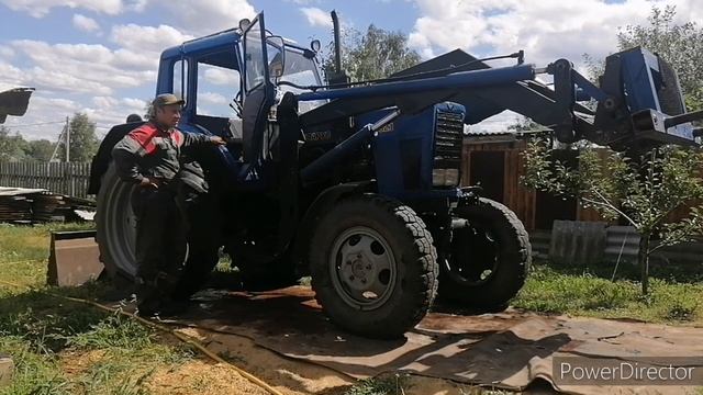 Замена НШ 32 на МТЗ-82, установил музыку