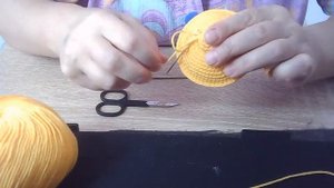 Амигуруми. Солнышко крючком. 1-ая часть вязания. Игрушки амигуруми своими руками