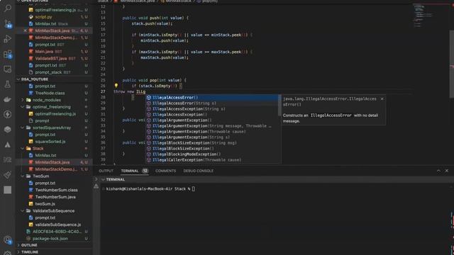 Mastering Data Structures: Min-Max Stack Explained with Java  | Learn DSA from Scratch