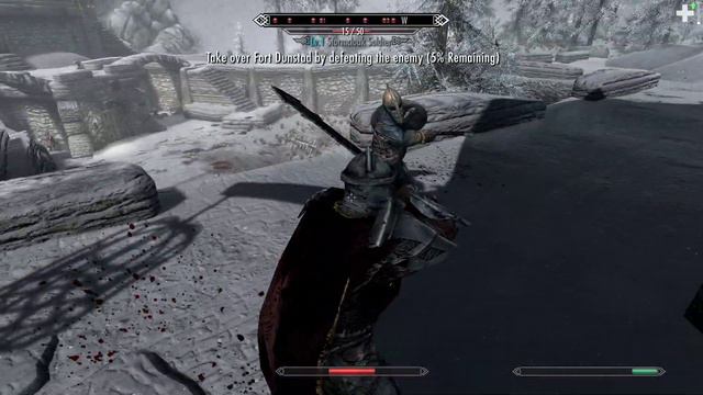 The Battle for Fort Dunstad Imperial Side | The Elder Scrolls V Skyrim Special Edition смотреть онлайн