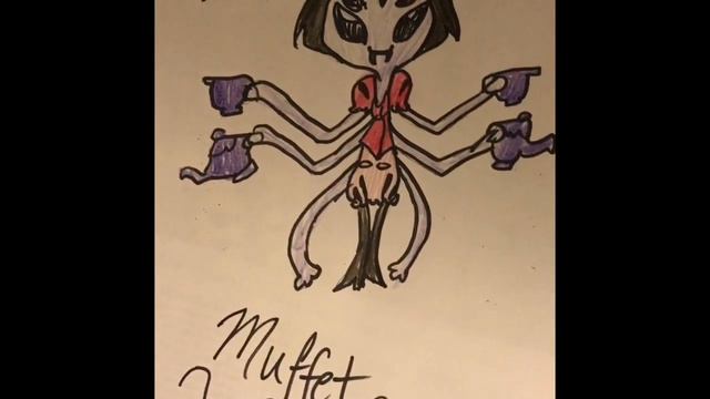 Muffet Undertale Speed Draw смотреть онлайн