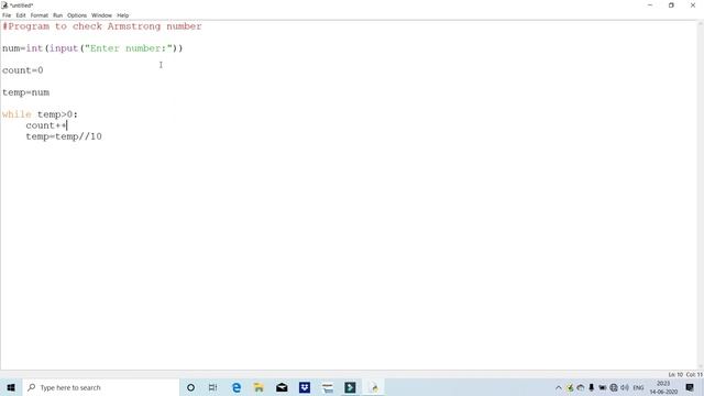 16. Armstrong Number Program in Python   || Python Tutorial for Beginners by Hifzur Rahman