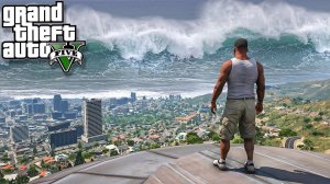 ОГРОМНОЕ ЦУНАМИ УНИЧТОЖИЛО ГОРОД В ГТА 5! КОНЕЦ СВЕТА АПОКАЛИПСИС ОБЗОР МОДА GTA 5! ГТА 5 МОДЫ MODS