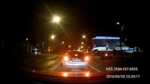 Кузьминки - Басманный - Даниловский - Рязанский - Текстильщики 20-21/05/2016 (timelapse 4x)