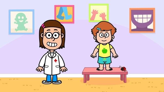 Body Parts Song For Kindergarten - Genki Park - Healthy Habits - #nurseryrhymes  - #kidsmusic - Fun