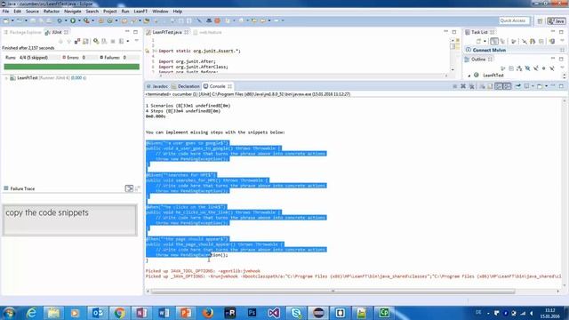 LeanFT - creating a test with Cucumber смотреть онлайн