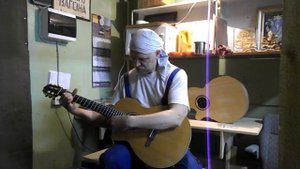Гитара для левши работы Антона Хорина.