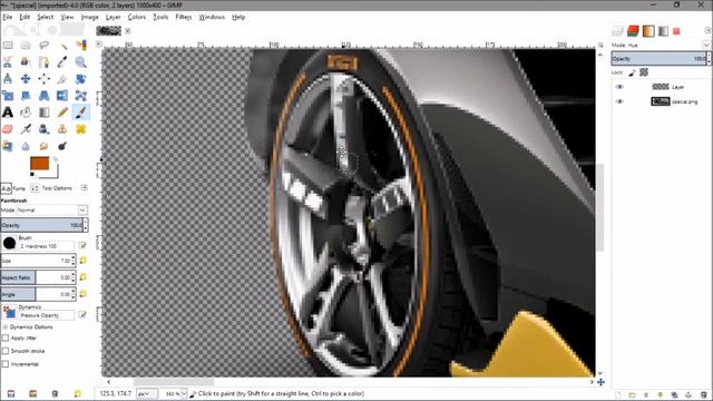 How to Change the Color of an Object in GIMP