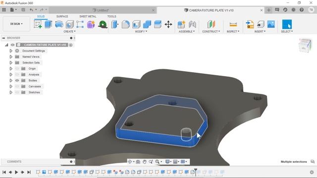 Fusion 360 faces select (Faster Face Selection) смотреть онлайн