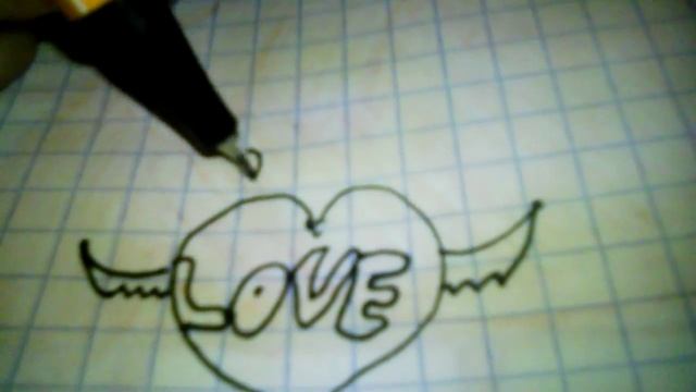 Как нарисовать сердце~ангел и пожирателя сердечек смотреть онлайн