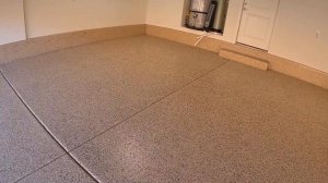 How To paint garage floor with epoxy paint and chips Step By Step Guide | DIY