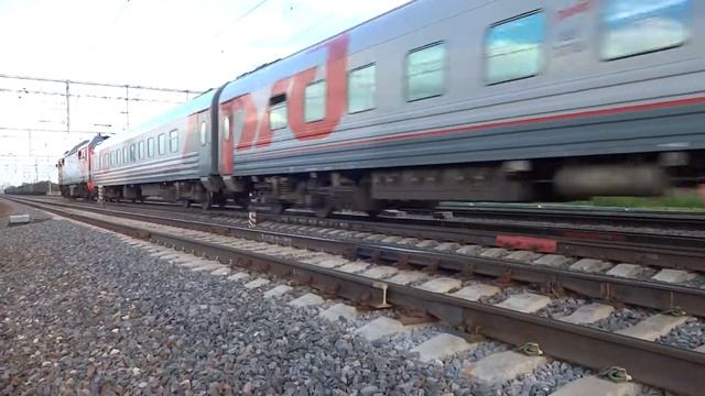[RZD] Электровоз ЭП2К с поездом №107Ж Санкт-Петербург → Уфа смотреть онлайн