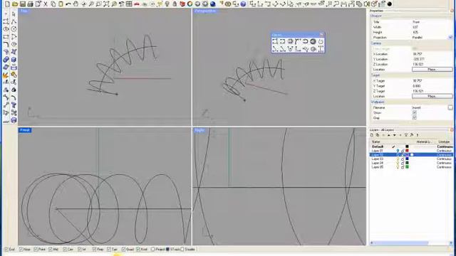 Уроки Rhinoceros.УРОК3.КРИВЫЕ часть2 смотреть онлайн