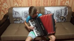 Вальс На сопках Маньчжурии на аккордеоне