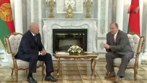 Встреча Президента Республики Беларусь Александра Лукашенко с Геннадием Зюгановым 19 июля 2016 г.