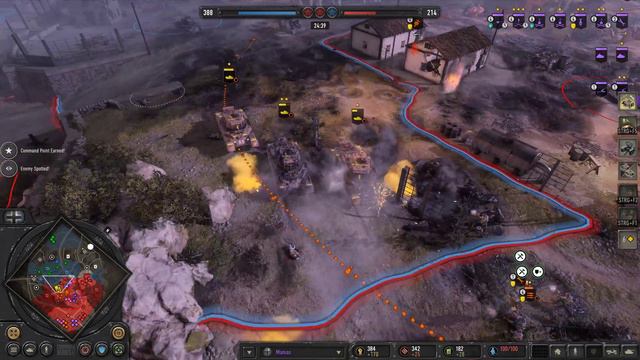 Company of Heroes 3 - BEST COASTAL MATCH EVER! - Wehrmacht Gameplay - 4vs4 Multiplayer
