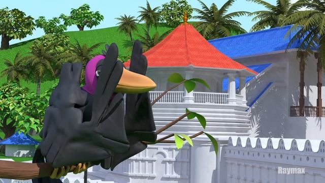 காக்கையாரே காக்கையாரே - சுட்டி கண்ணம்மா சிறுவர் பாடல் || Chutty Kannamma Tamil Rhymes & Kids Songs смотреть онлайн