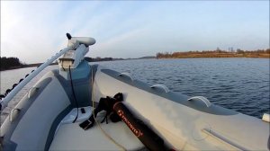 GLADIATOR RIB 380AL,TOHATSU 9.8 4stroke speed test /Тест скорости