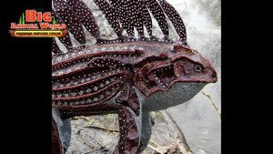 BIG ANIMAL WORLD ЧУДОВИЩА МОРСКИХ ГЛУБИН ДУНКЛЕОСТЕЙ игрушки как ДЕАГОСТИНИ DEAGOSTINI распаковка