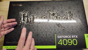 Palit Gamerock RTX 4090 Оmni black распаковка и тест температур, видеокарта без испарительной камеры