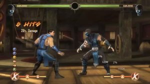 Mortal Kombat 9 - Sub - Zero обучение + комбо