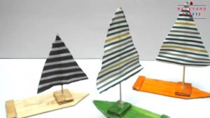 Popsicle Stick Crafts | DIY boat projects for kids