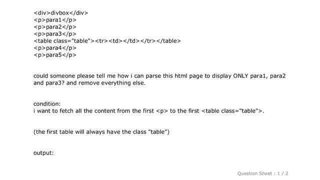 HTML : php - parse html page
