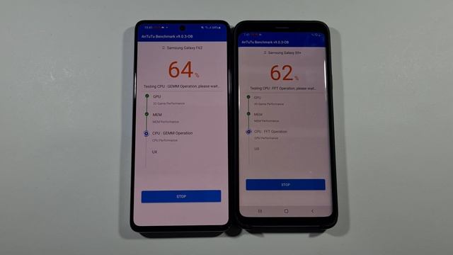 Samsung F62 vs Samsung S9 Plus Antutu Benchmark Test смотреть онлайн